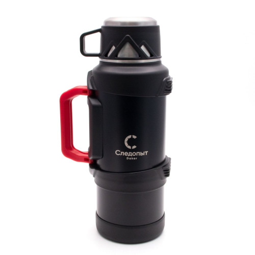 Термос Следопыт-Dakar со складными ручками 1,9л.