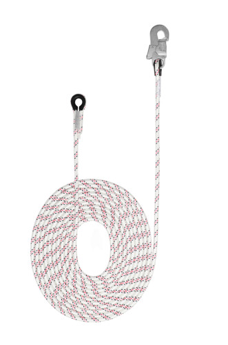  Гибкая анкерная линия АнкерЛайн 12 с карабином Стальной монтажный малый 20м Венто в Саратове  