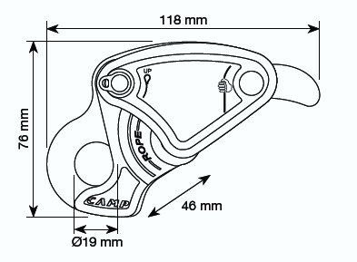  Страховочное-спусковое устройство Camp DRUID в Саратове  