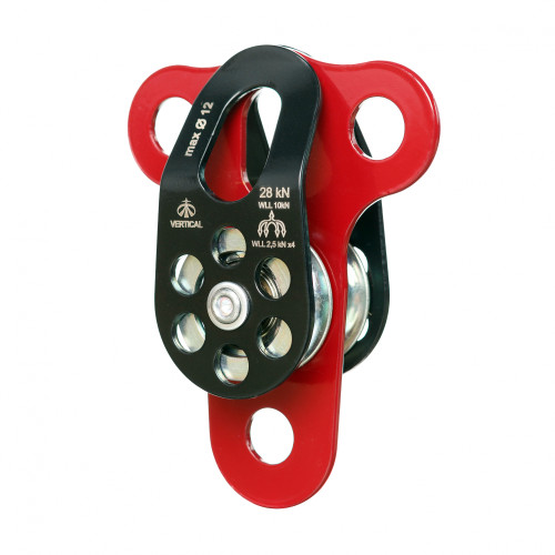  Блок-ролик Вертикаль двойной сталь с подшипником Про в Саратове  