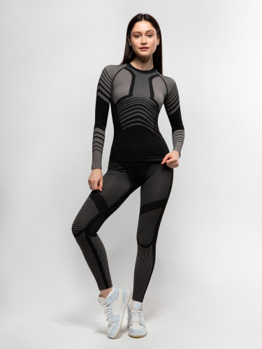 Комплект термобелья X-Line Sport женский черный с серым NEW в Саратове