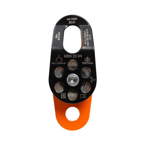  Блок-ролик Вертикаль двойной сталь с подшипником в Саратове  