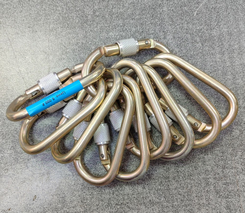  Карабины Ринг сталь овал (keylock) 3000 (10шт) в Саратове  