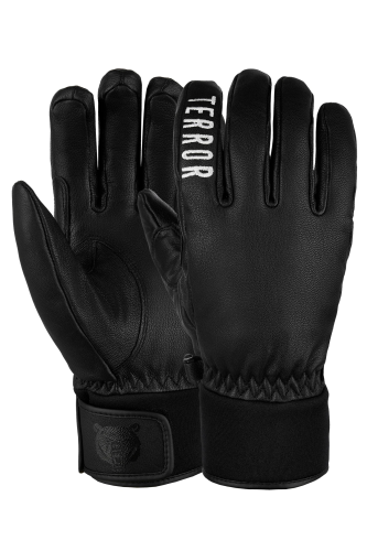 Перчатки Terror-Leather Gloves Black в Саратове