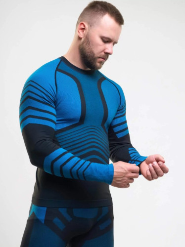 Комплект термобелья X-Line Sport мужской черный с синим NEW в Саратове