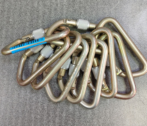  Карабины Ринг сталь трапеция (keylock) 5000 (10шт) в Саратове  