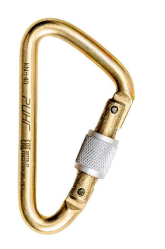  Карабин Ринг сталь треугольный 4000 в Саратове  