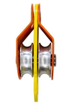  Блок-ролик Орион-Альп двойной сталь с подшипником в Саратове  