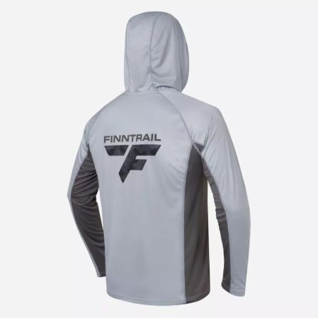 купить Лонгслив Finntrail мужской Wave Big Logo 6614 Grey
