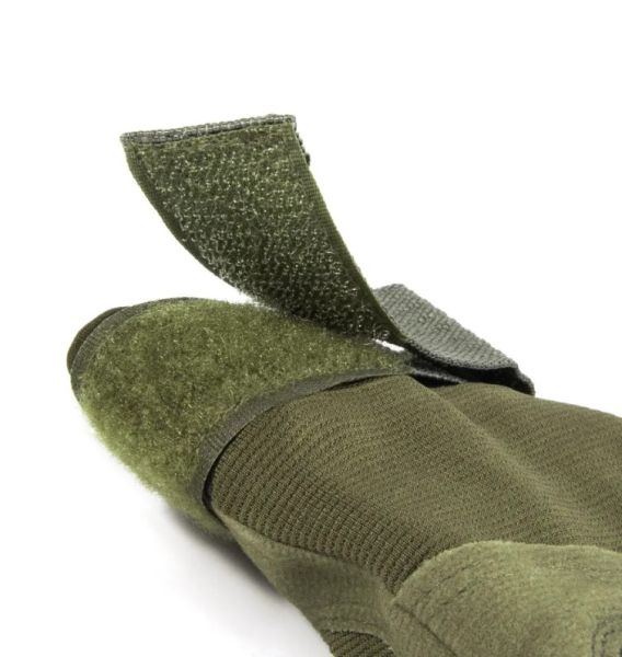 Перчатки Следопыт Tactic Power с защитой суставов зеленые