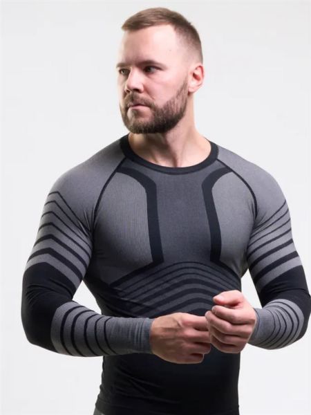 Комплект термобелья X-LINE (sport) мужской черный с серым NEW в Саратове