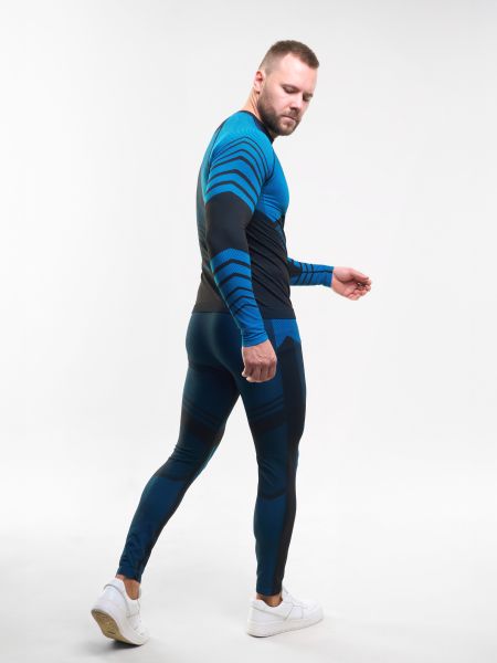 Комплект термобелья X-Line Sport мужской черный с синим NEW в Саратове