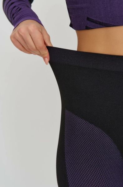 Комплект термобелья X-Line Sport женский черный с фиолетовым NEW в Саратове