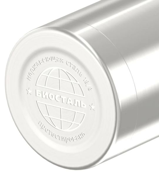 Термос Биосталь 0,75л.с узкой горловиной и пробкой с ситечком