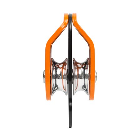  Блок-ролик Вертикаль двойной дюралевый с подшипником в Саратове  