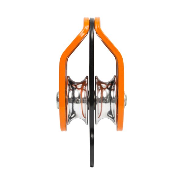  Блок-ролик Вертикаль двойной дюралевый с подшипником в Саратове  