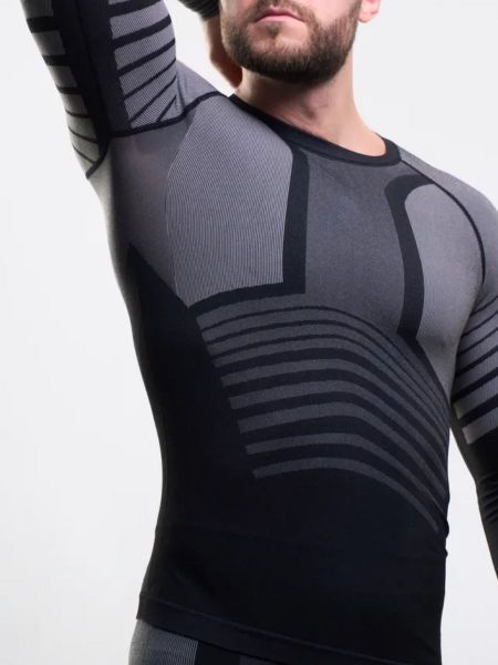 Комплект термобелья X-LINE (sport) мужской черный с серым NEW в Саратове