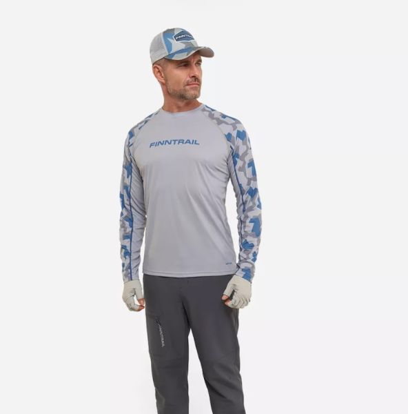 Лонгслив Finntrail Wave 6612 Grey в Саратове