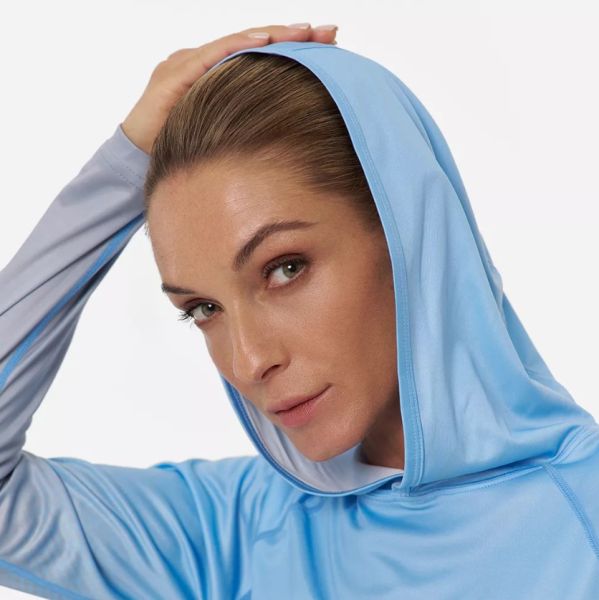 Лонгслив Finntrail женский Venus Hood W 6621 LightBlue в Саратове