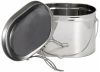 Котел Роза Ветров 2,2л.низкий нерж.крышка с ручками