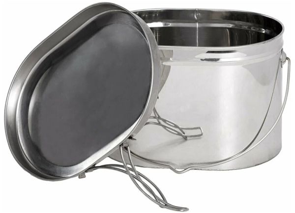 Котел Роза Ветров 2,2л.низкий нерж.крышка с ручками