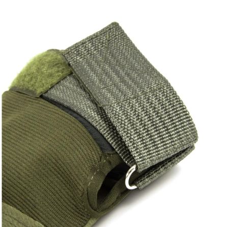 Перчатки Следопыт Tactic Power с защитой суставов зеленые