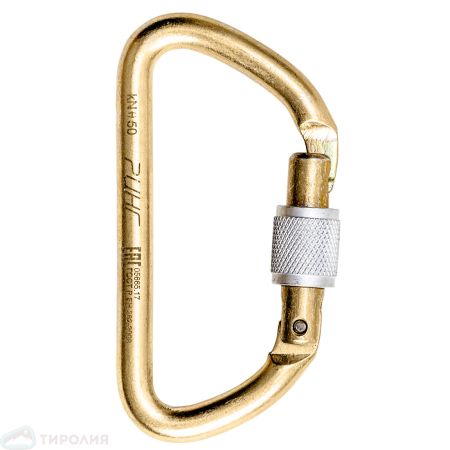  Карабины Ринг сталь трапеция (keylock) 5000 (10шт) в Саратове  