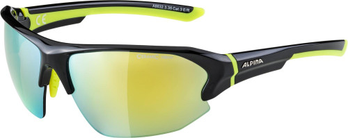 Купить очки alpina lyron hr black-neon yellow gloss/yellow mirror cat.3 в Саратове