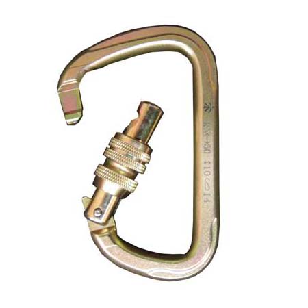  Карабин Вертикаль Люкс сталь трапеция с муфтой (keylock) в Саратове  