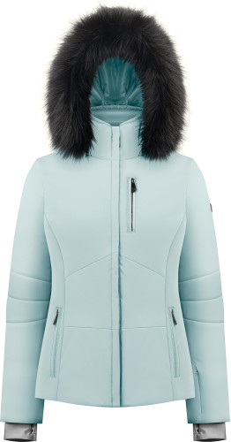 Куртка горнолыжная Poivre Blanc с иск.мехом W24-0802-WO/A голубой в Саратове