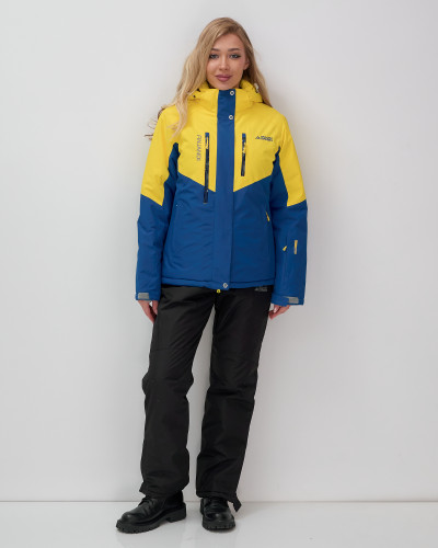 Костюм горнолыжный 02815J желтый  в Саратове
