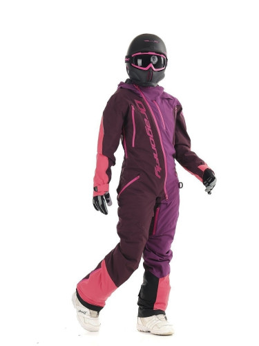 Комбинезон сноубордический Dragonfly Premium Woman Purple&Brown в Саратове