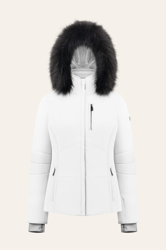 Куртка горнолыжная Poivre Blanc с иск.мехом W24-0800-WO/A белый в Саратове