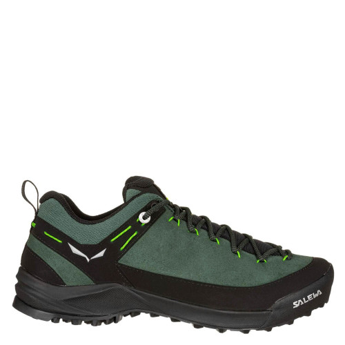 Купить ботинки salewa ms wildfire leather raw green/black в Саратове
