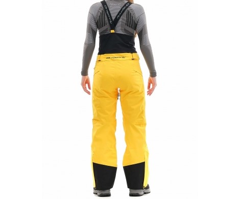 Брюки горнолыжные Dragonfly Gravity Premium Woman Yellow-Dark Ocean в Саратове