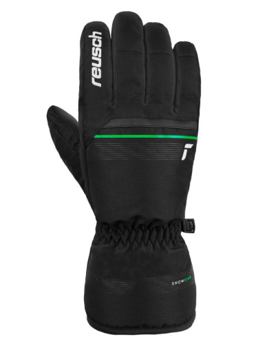Перчатки Reusch Snow King Black/Neon Green в Саратове