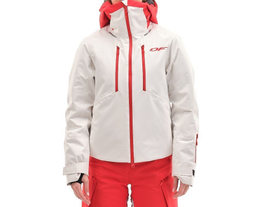 Куртка горнолыжная Dragonfly утепленная Gravity Premium Woman Gray-Red в Саратове