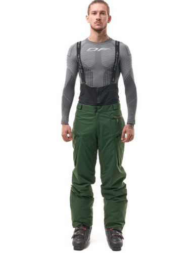 Штаны горнолыжные утепленные Dragonfly Gravity Man Khaki в Саратове