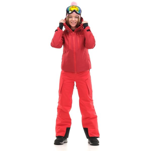 Брюки горнолыжные Dragonfly Gravity Premium Woman Red Fluo в Саратове