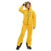 Куртка горнолыжная Dragonfly утепленная Gravity Premium Woman Yellow-Dark в Саратове