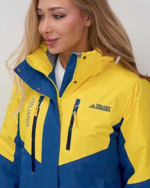 Костюм горнолыжный 02815J желтый  в Саратове