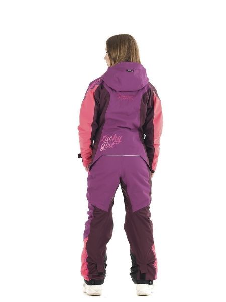 Комбинезон сноубордический Dragonfly Premium Woman Purple&Brown в Саратове