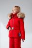 Куртка горнолыжная Poivre Blanc с иск.мехом W21-1003-JRGL/A красный в Саратове