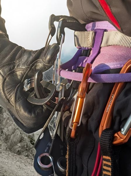  Карабин Вертикаль развесочный Краб розовый в Саратове  