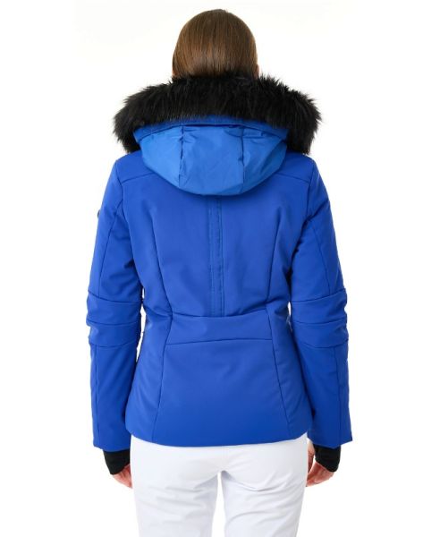 Куртка горнолыжная Poivre Blanc с иск.мехом W24-0802-WO/A синий в Саратове