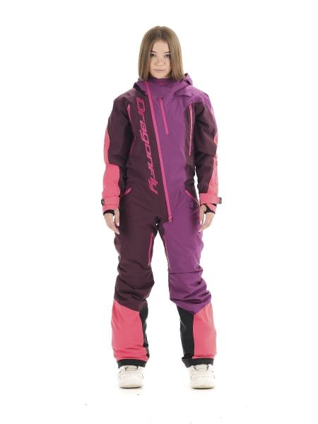 Комбинезон сноубордический Dragonfly Premium Woman Purple&Brown в Саратове