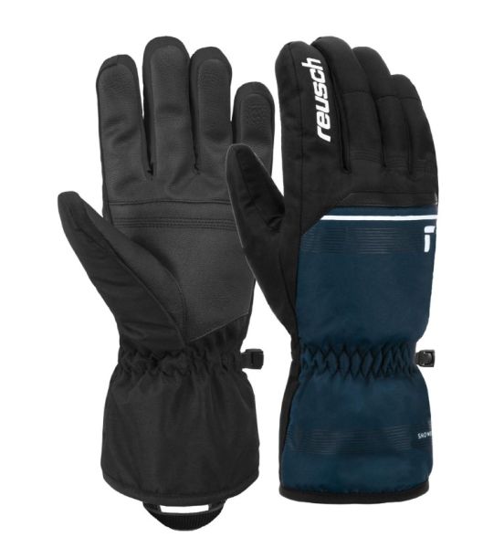 Перчатки Reusch Snow King Black/Dress Blue в Саратове