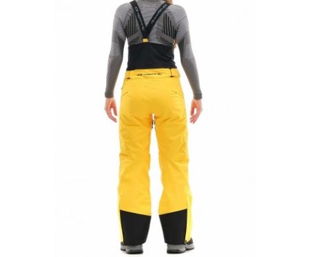 Брюки горнолыжные Dragonfly Gravity Premium Woman Yellow-Dark Ocean в Саратове