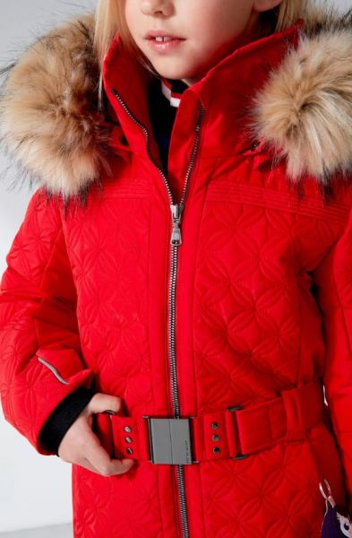 Куртка горнолыжная Poivre Blanc с иск.мехом W21-1003-JRGL/A красный в Саратове