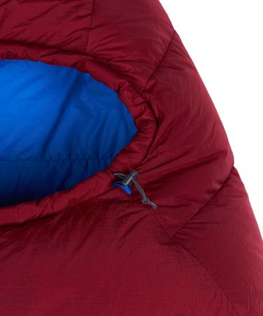 Спальный мешок Red Fox Radid Long -30 пуховый красный/синий